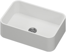 Iconic White Silestone Integrity Sink Due XL